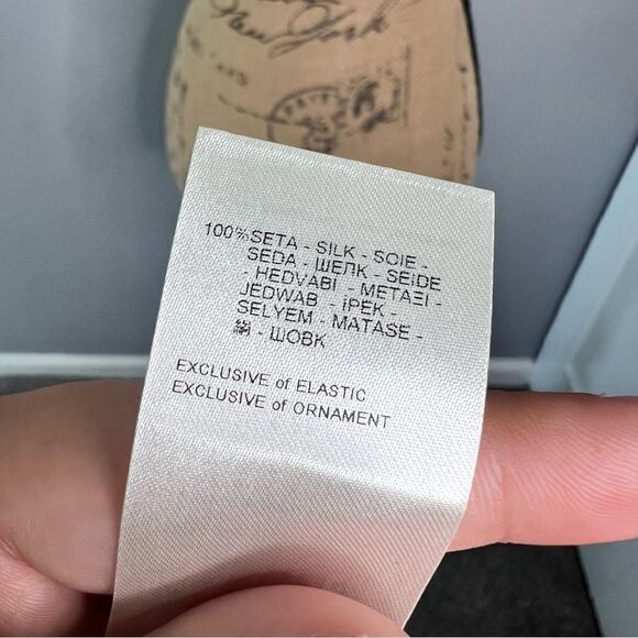 Sz M Falconeri 100% Silk Floral Maxi Wrap Dress $330 MSRP - Picture 14 of 14